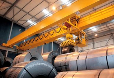 Žeriav dvojitého žeriavu s elektromagnetom