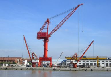 Jediný jib portálový žeriav